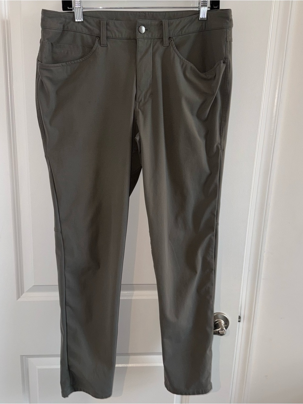 Lululemon Men’s ABC Skinny-Fit Pant 32x32 Dark Olive Green